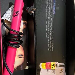 STRAIGHT AHEAD BIONIC PRO CERAMIC GOLD EDITION HAIR STRAIGHTER - Hot pink